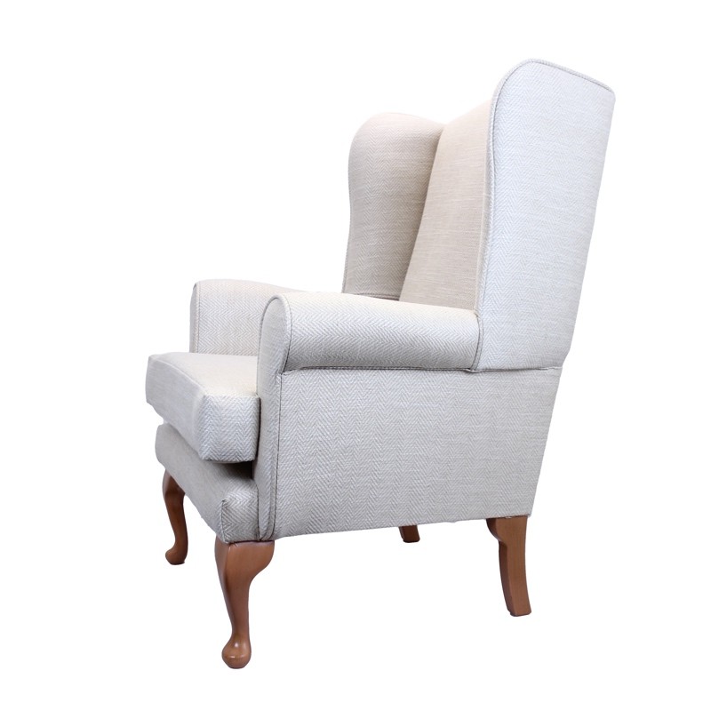 White queen anne deals chair