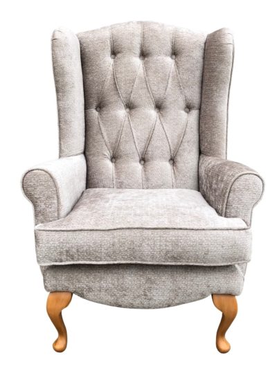 deluxe queen anne chair front view