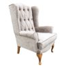 deluxe queen anne chair side view